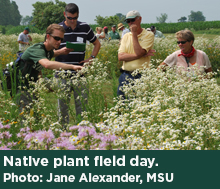 Native plant field day.